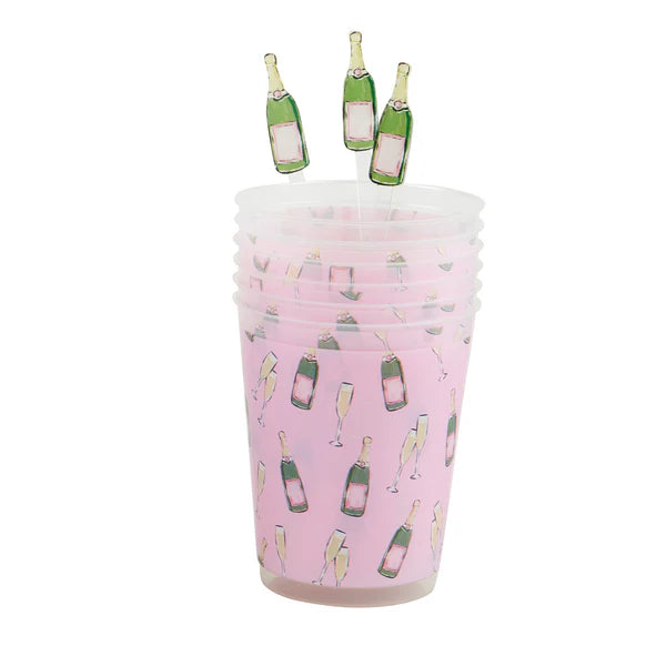Bride Party Cup with Stirrers