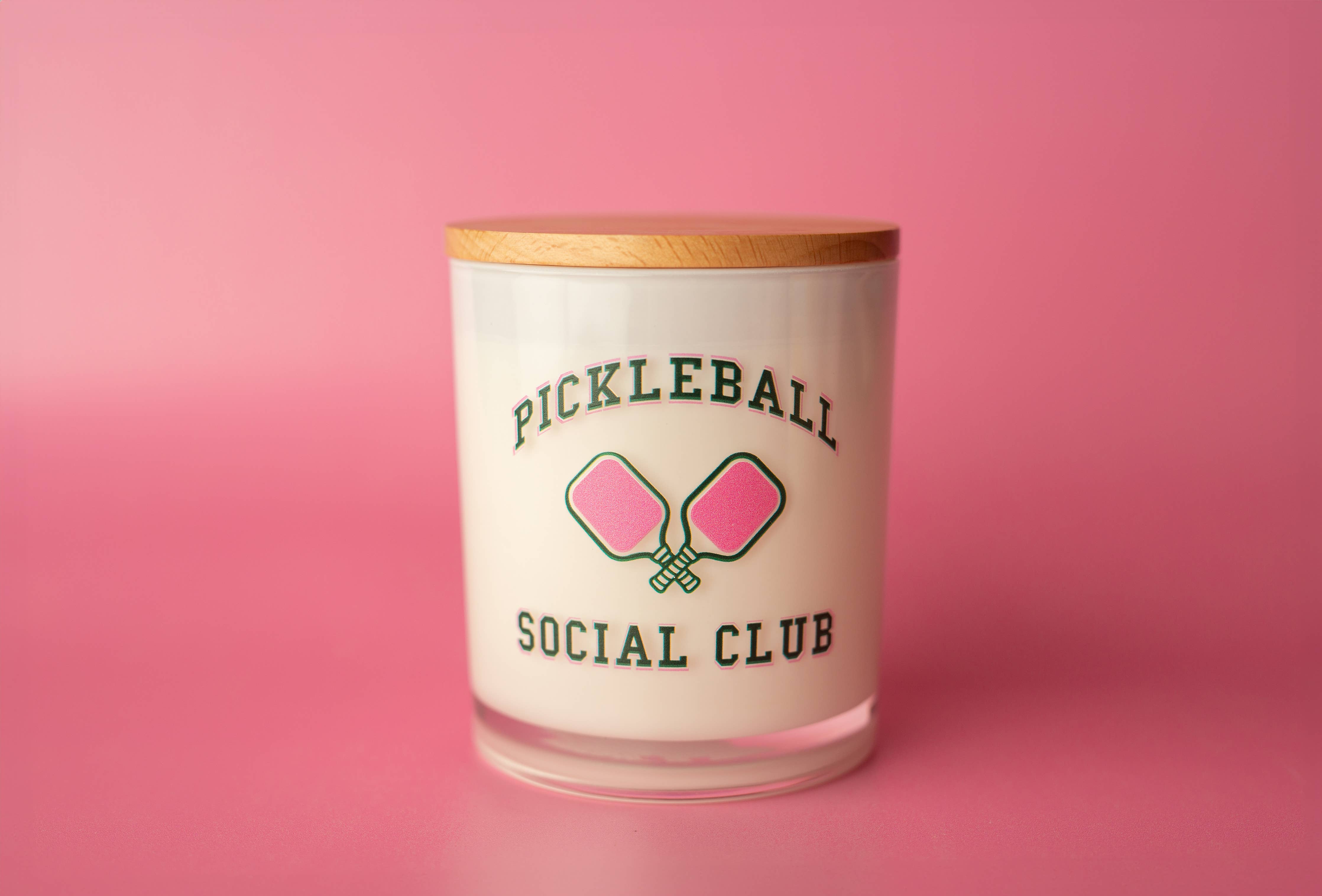 Unplug Soy Candles - Pickleball Social Club Soy Candle: Sugared Citrus