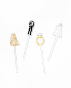 Sip Hip Hooray - Acrylic Stir Sticks | Wedding Icons