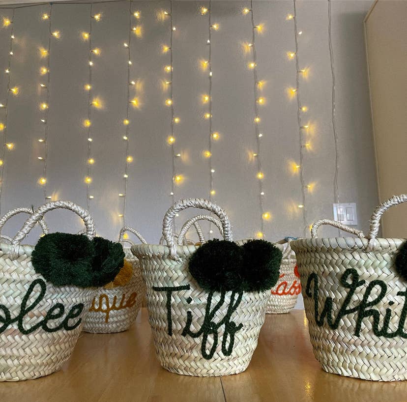 Mikwi - WHOLESALE PERSONALIZED BASKET, customized straw Beach bag