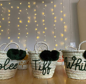 Mikwi - WHOLESALE PERSONALIZED BASKET, customized straw Beach bag