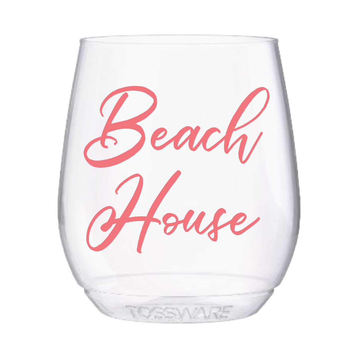 Sip Hip Hooray Tossware™ Reusable 4oz Stemless Wine Glasses - Set of 4 | Shatterproof, BPA-Free, Eco-Friendly Party & Vacation Cups