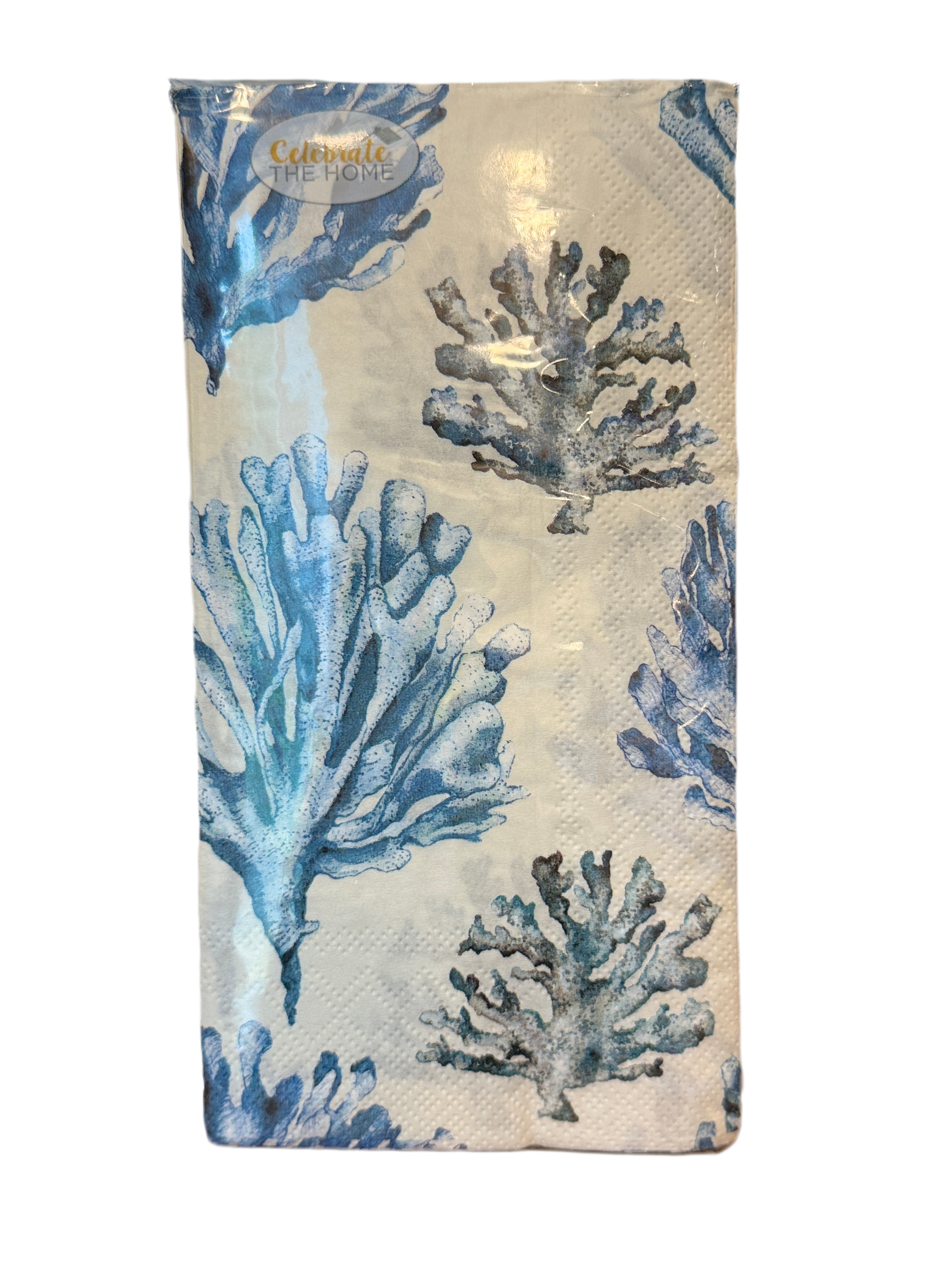 Blue Coral Buffet Guest Towels – Set of 32