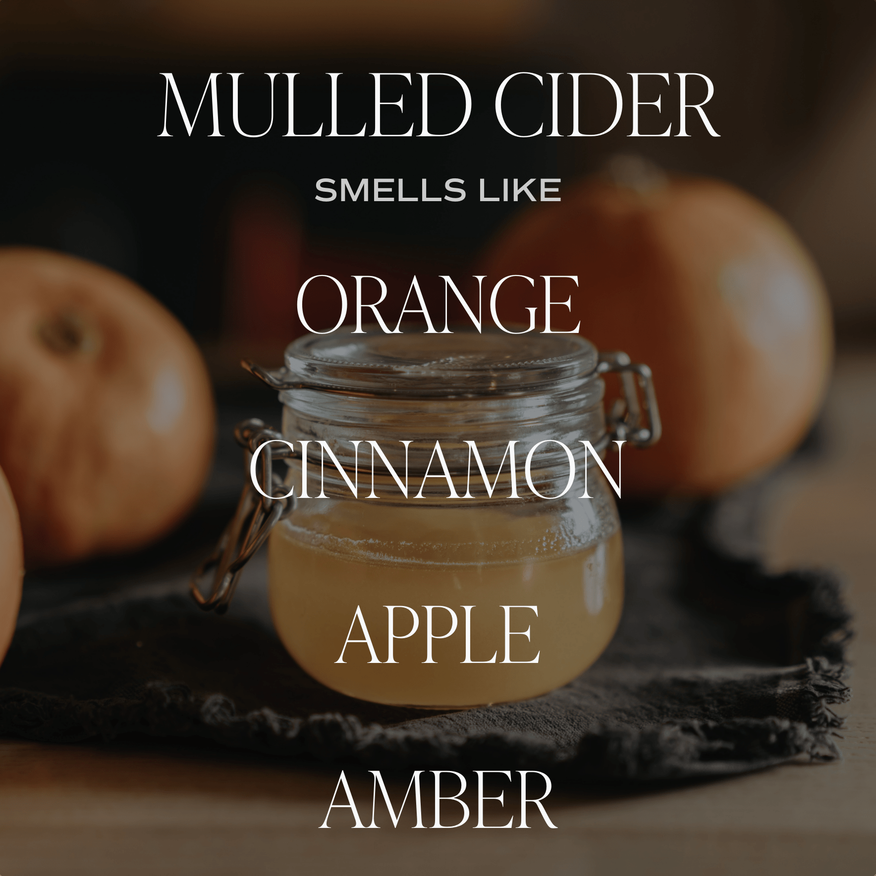 Sweet Water Decor - *NEW* Mulled Cider 12 oz Candle - Fall Decor and Gifts