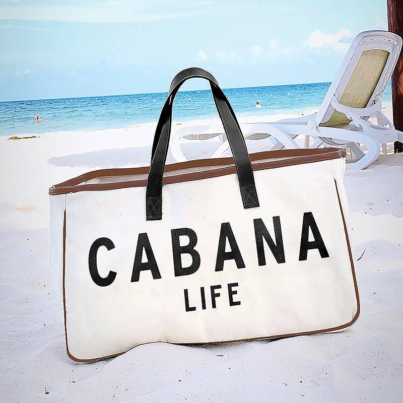 Angle - Canvas Tote - Cabana Life