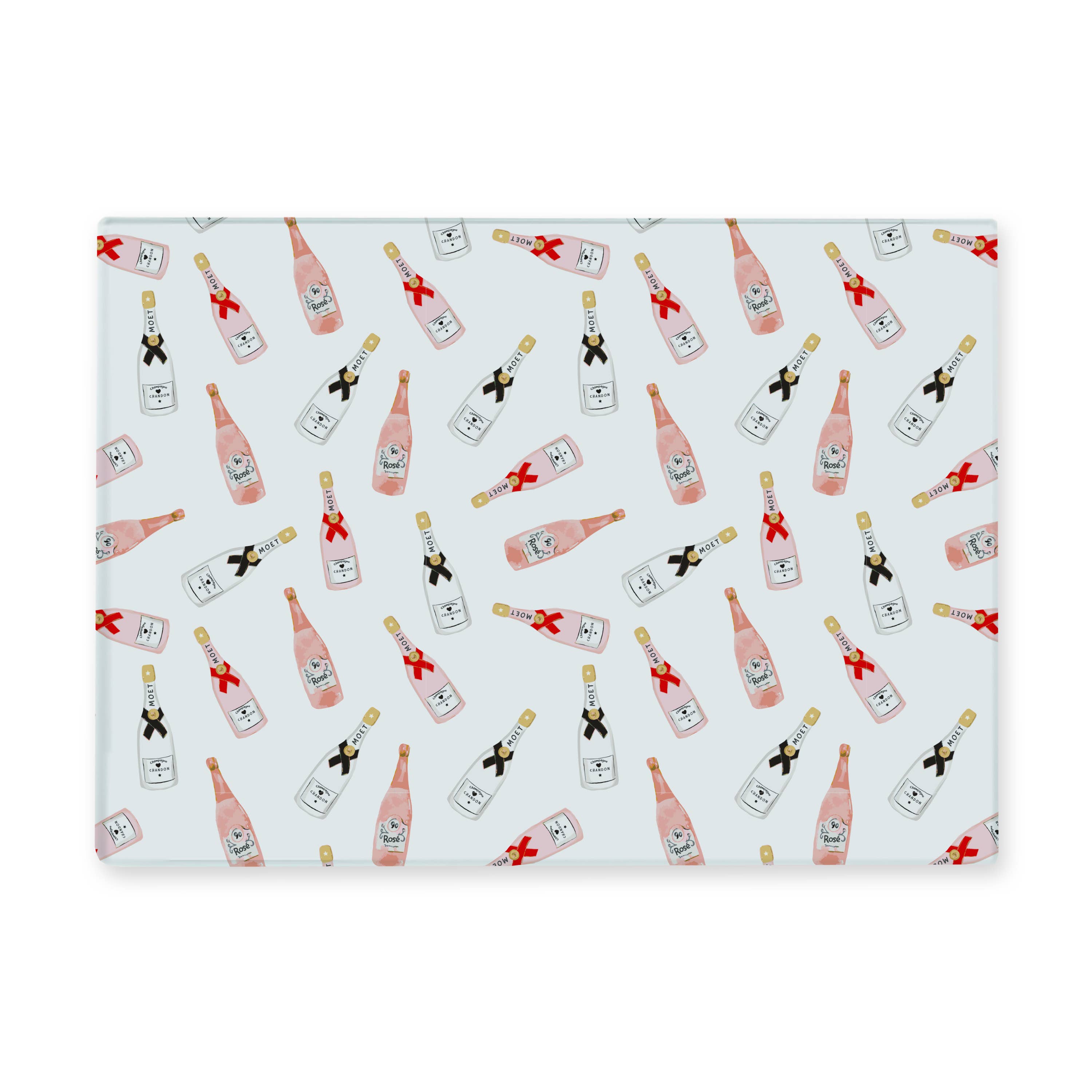 Toss Designs - Glass Cutting Board- Champagne