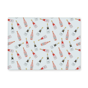 Toss Designs - Glass Cutting Board- Champagne