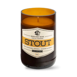 Rescued Wine Stout Soy Candle - Beer Candle - Man Candle - Men's Gift