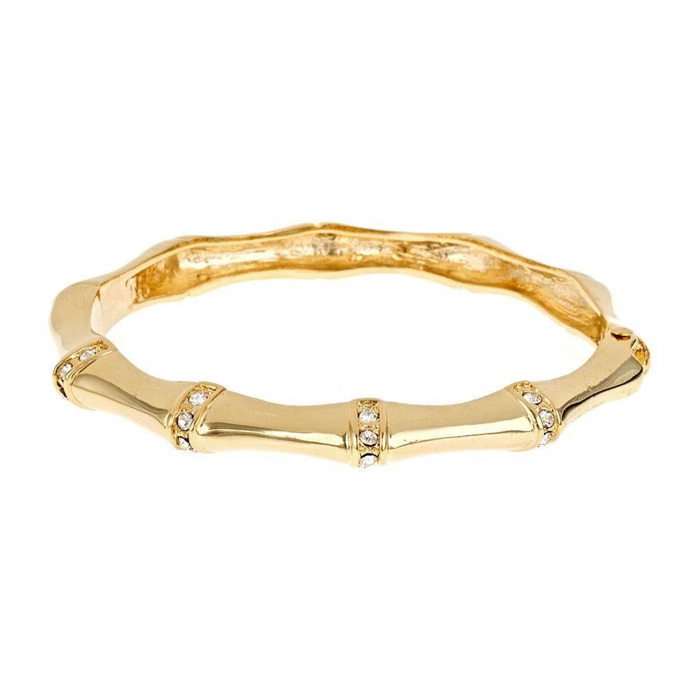 Fornash - Stone Bamboo Bracelet: Gold