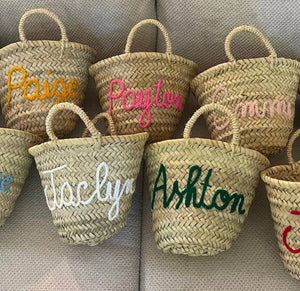 Mikwi - WHOLESALE PERSONALIZED BASKET, customized straw Beach bag