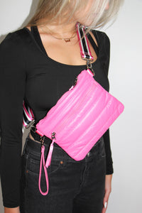 Lemonbella - Allie Puffer 4-in-1 Bag Barbie Pink