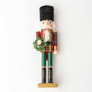 8 Oak Lane - Plaid 15" Nutcracker