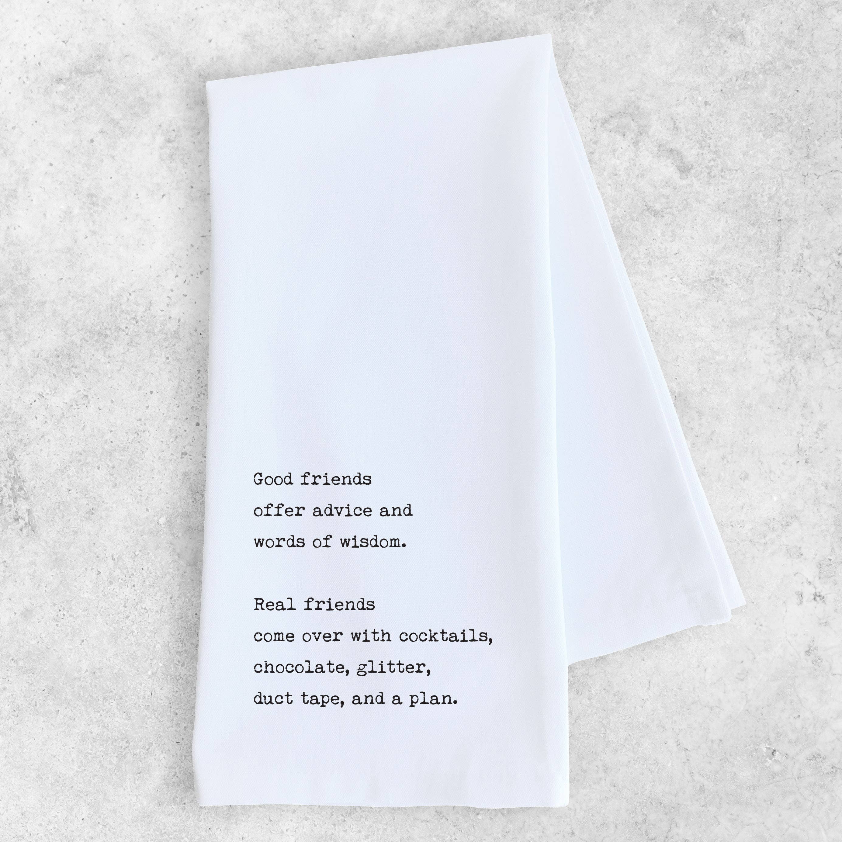 DEV D + CO. - Real Friends - Tea Towel