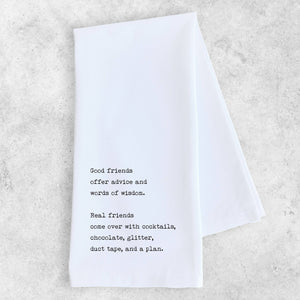 DEV D + CO. - Real Friends - Tea Towel