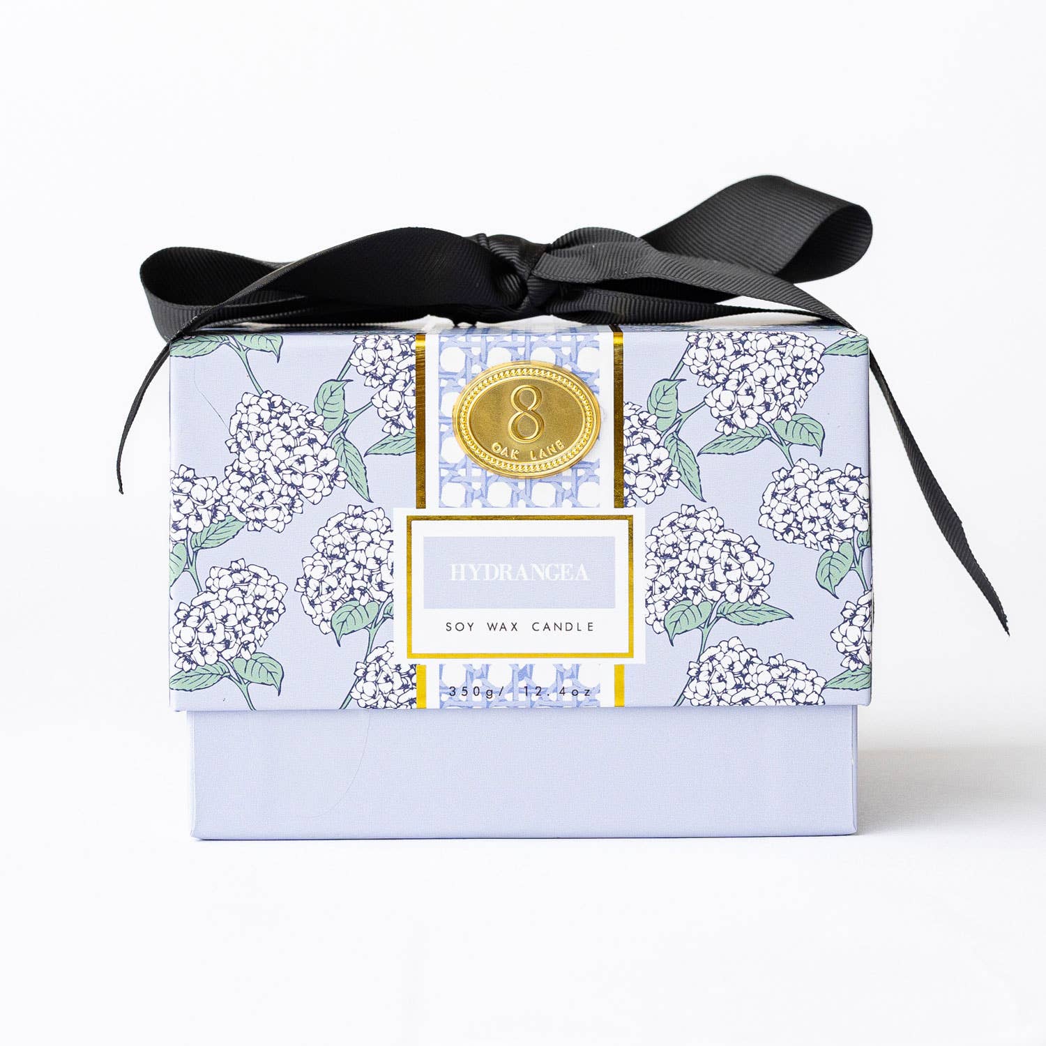 8 Oak Lane - Hydrangea 3-Wick Boxed Soy Wax Candle