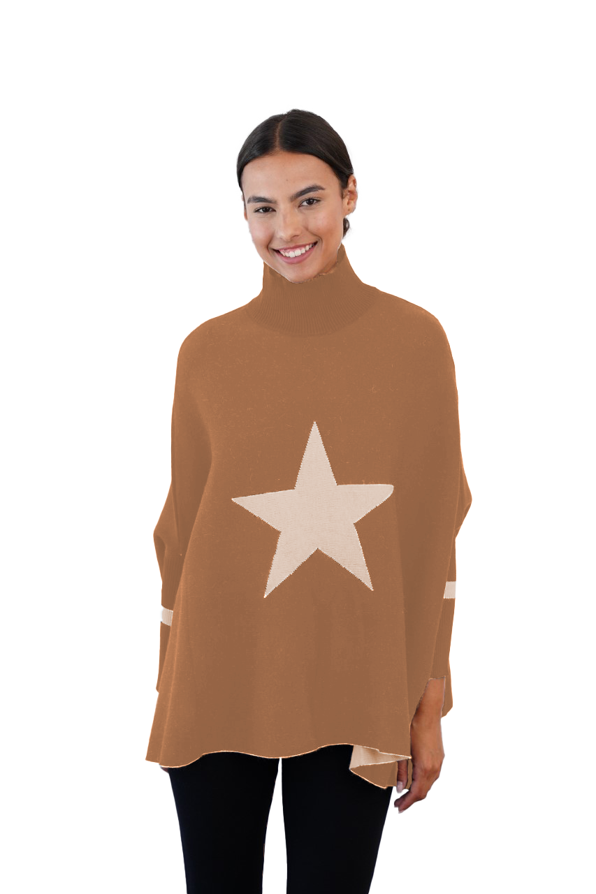 Toss Designs - One Size Sweater - Star Camel/Tan (Copy)