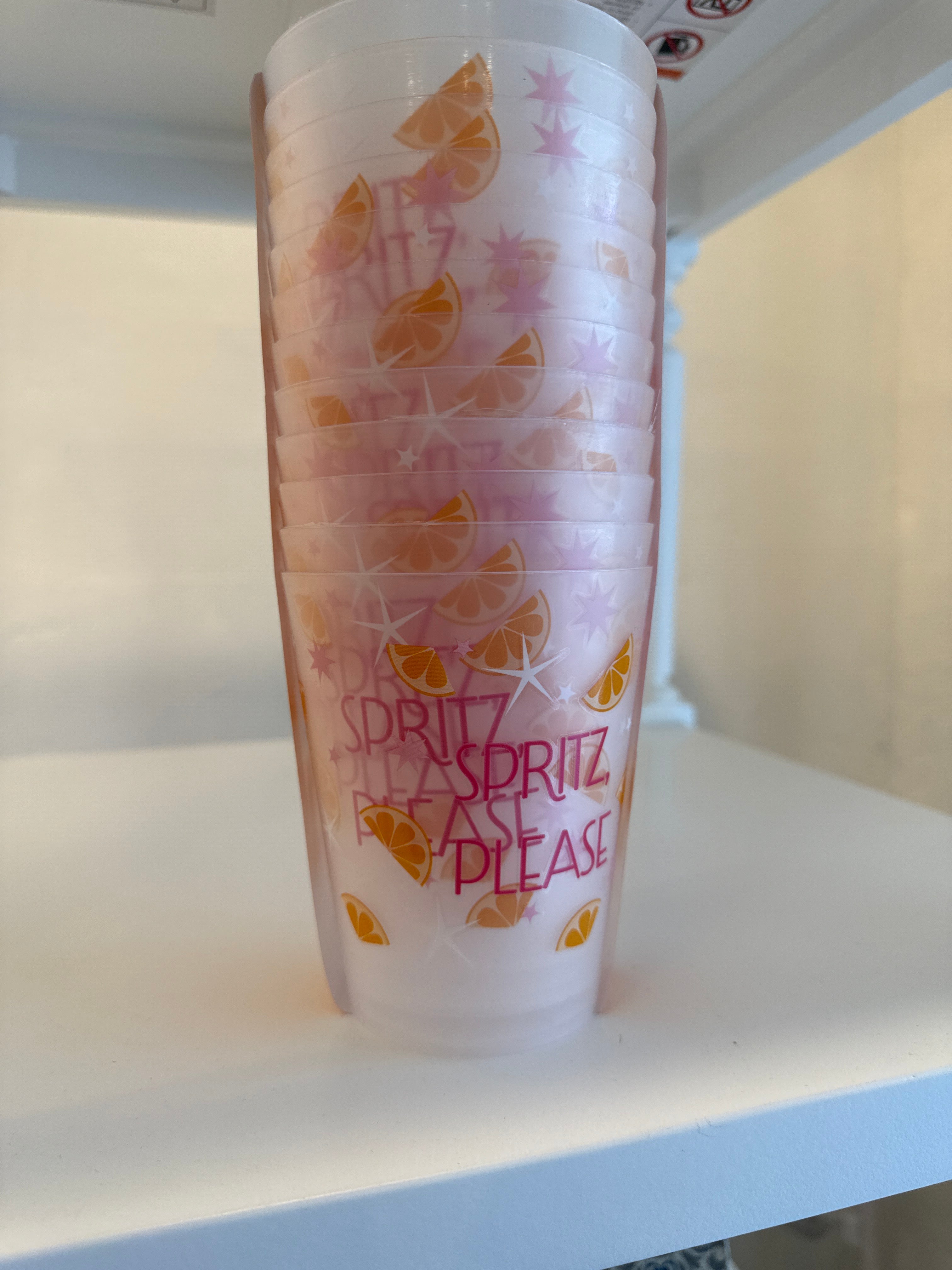 Spritz Please Frosted Cup