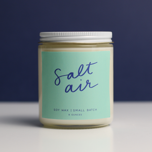 Poured Goods - Salt Air: 8 oz Soy Wax - Small Batch Candles