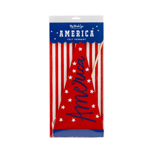 My Minds Eye - America Felt Pennant Banner