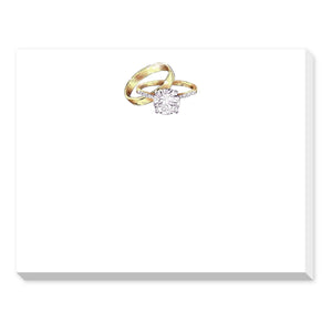 Donovan Designs - WEDDING RINGS DITTIE NOTEPAD