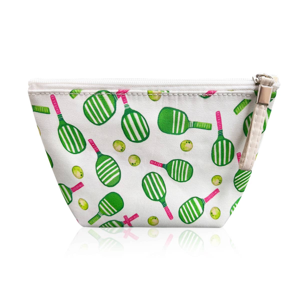 Mini Momo - MakeUp Cosmetic Pouch Bag - Cute Toiletry Case - Pickleball