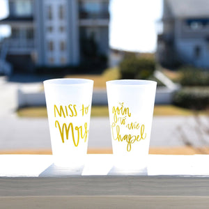 Mainstreet Collection - Bridal Versed Tumblers Set of 6: Best Day Ever