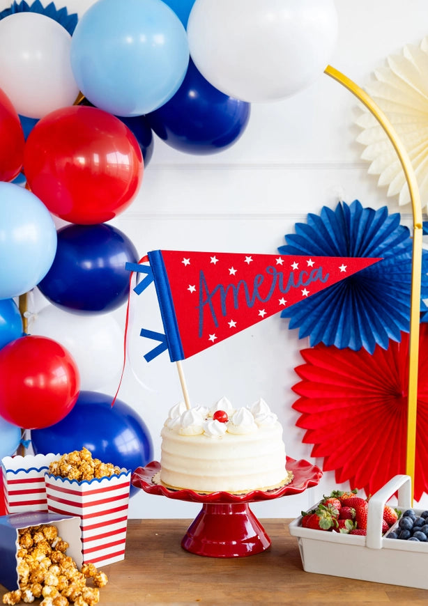 My Minds Eye - America Felt Pennant Banner