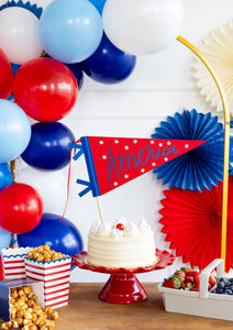 My Minds Eye - America Felt Pennant Banner