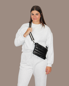 Lemonbella - Allie Puffer 4-n-1 Bag Jet Black