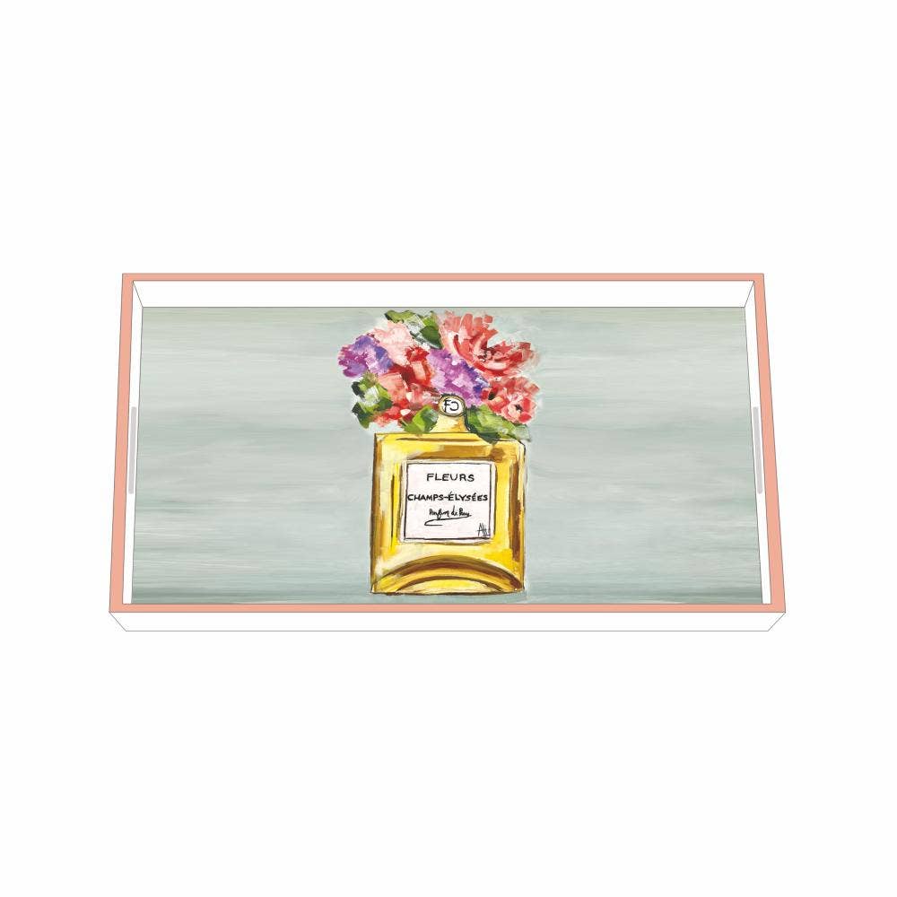 Paperproducts Design - WOODEN VANITY TRAY-L'EAU DES FLEURS