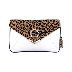 Darling and Company - Rowan Clutch in Leopard