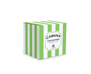 Toss Designs - Travel Candle- Cabana Stripes Green