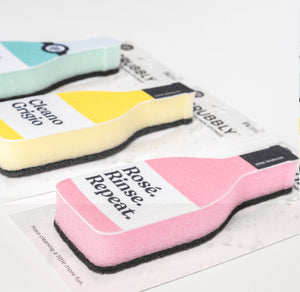 Wine Wash Co. - Scrubbly™ Kitchen Sponge: Rosé Rinse Repeat