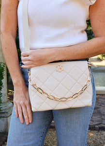 Caroline Hill - Ariana Crossbody CREAM QUILTED LD: Default