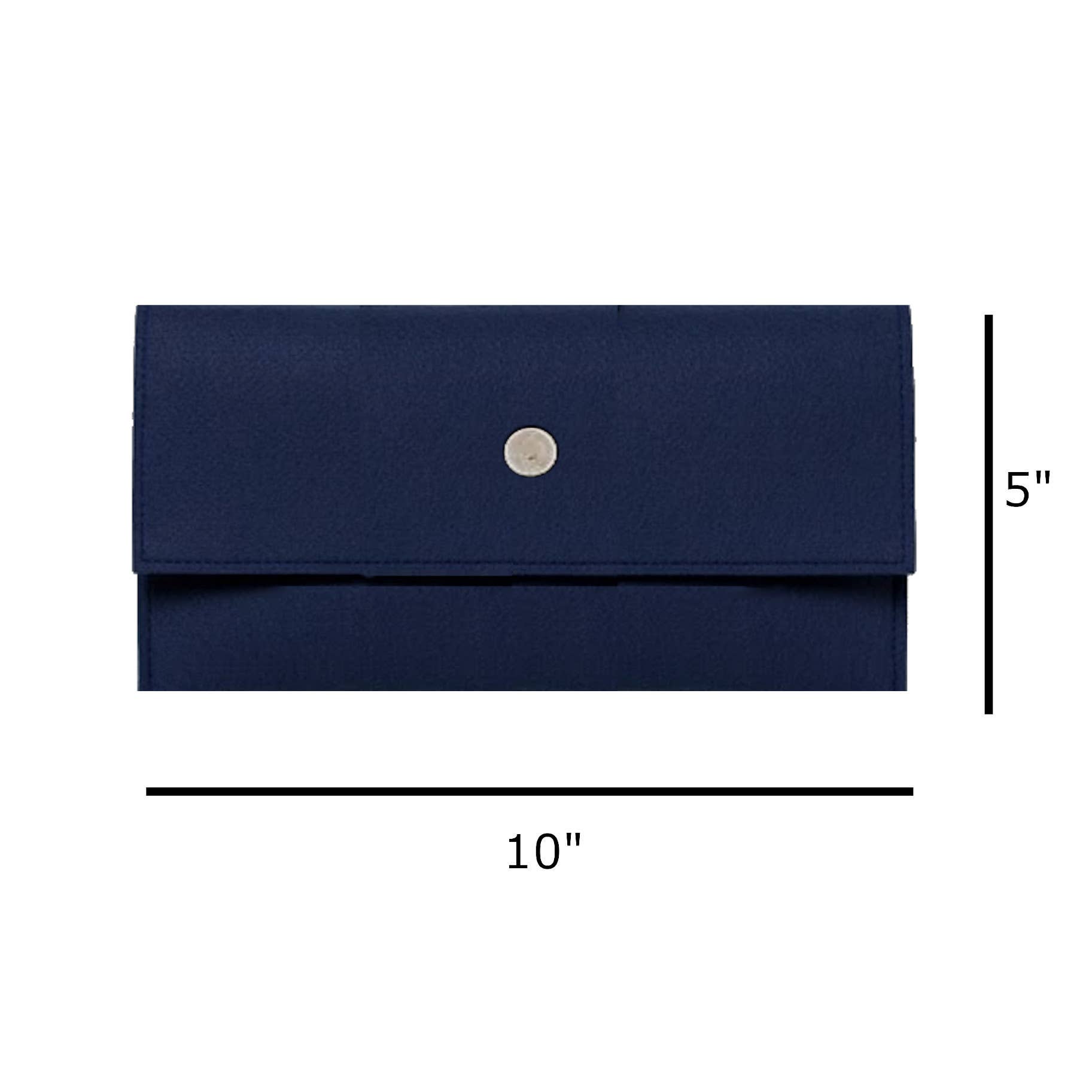 Peachy Pendants - Cambridge Clutch - Navy with Interchangeable Bow: Tartan Plaid