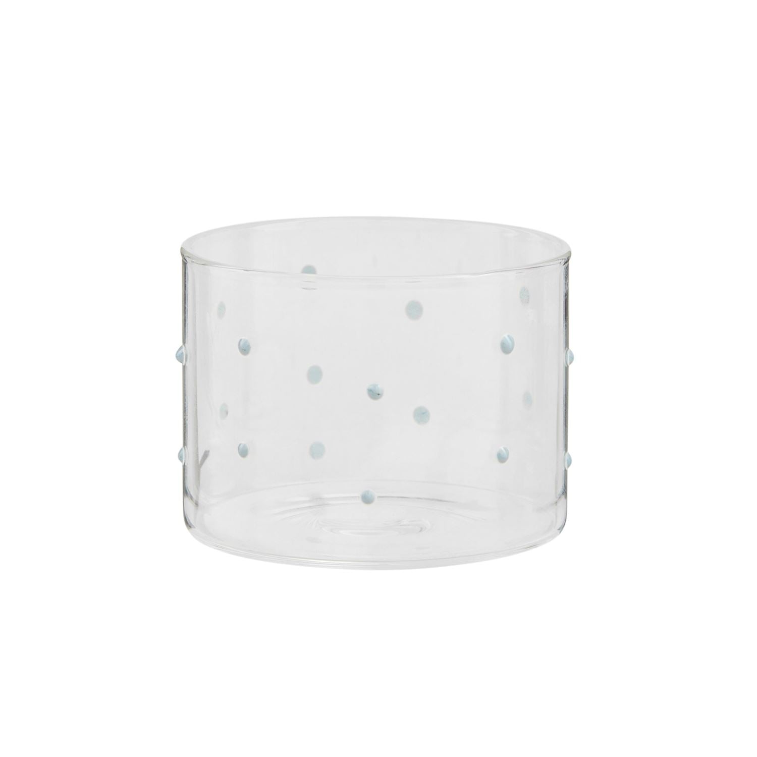 Mud Pie Dotted Glass Tidbit Bowl