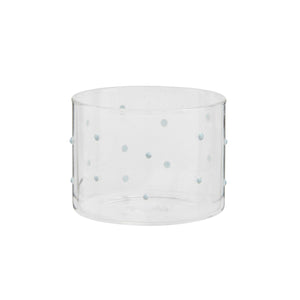 Mud Pie Dotted Glass Tidbit Bowl
