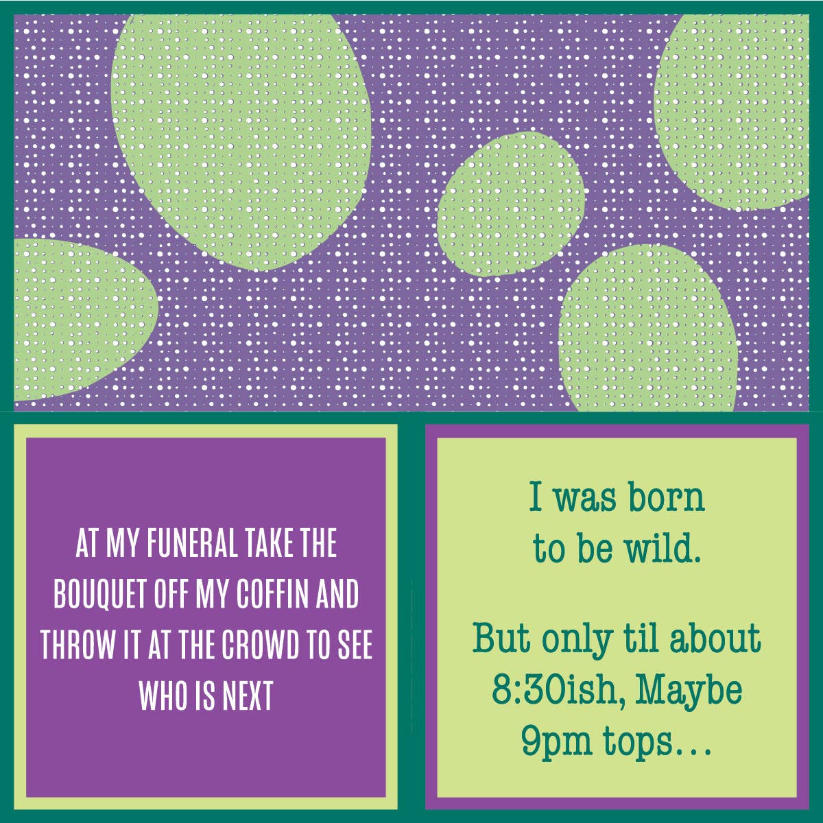 Drinks on Me - NAPKIN Born To Be Wild | Funny Party Gift | Cocktail Napkin