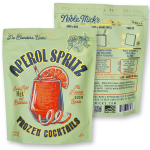 NOBLE MICK'S - Single Serve Craft Cocktails - Aperol Spritz Frozen Cocktail