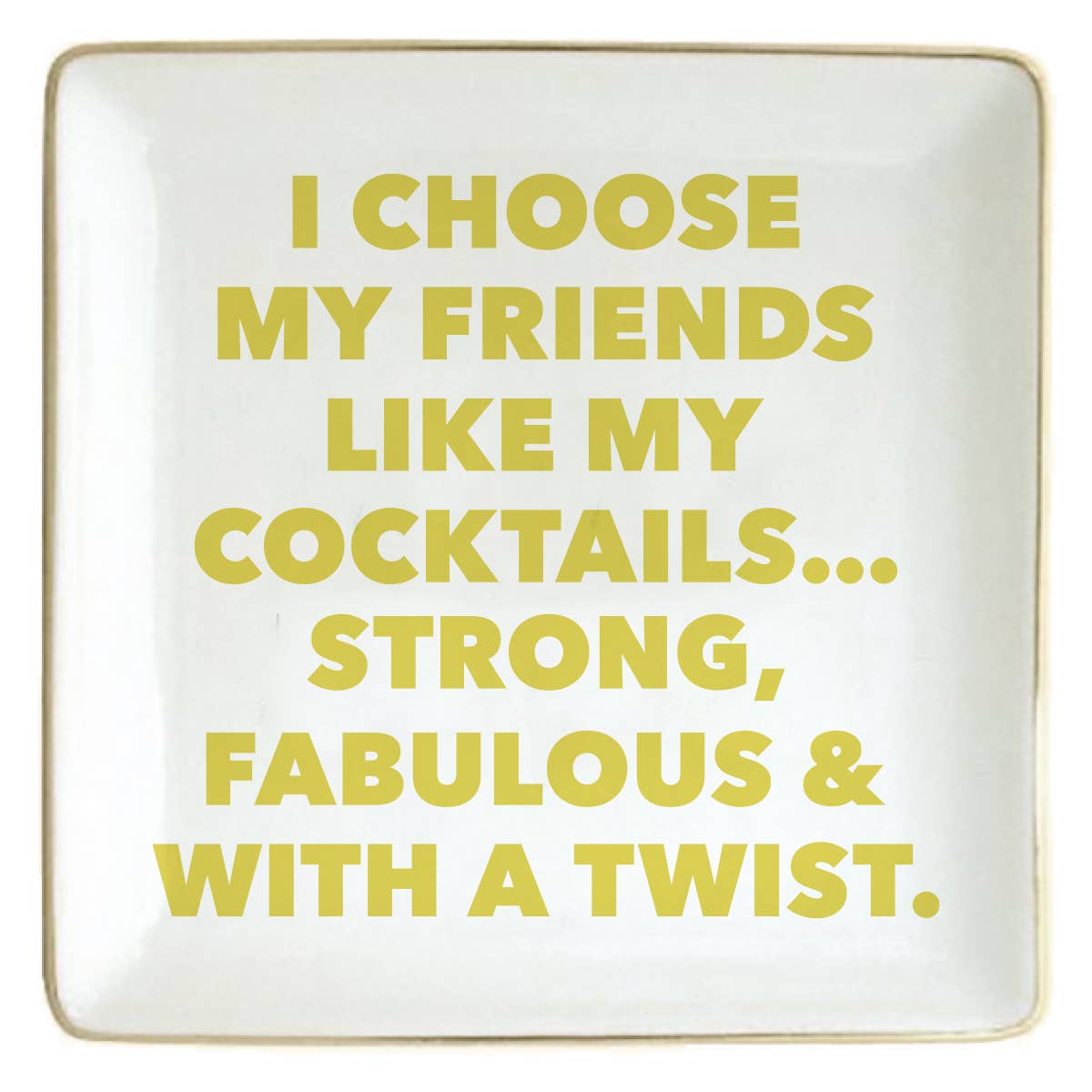 soiree-sisters - Ceramic Trinket Tray | Friends Like Cocktails