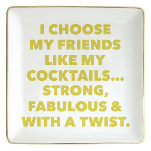 soiree-sisters - Ceramic Trinket Tray | Friends Like Cocktails