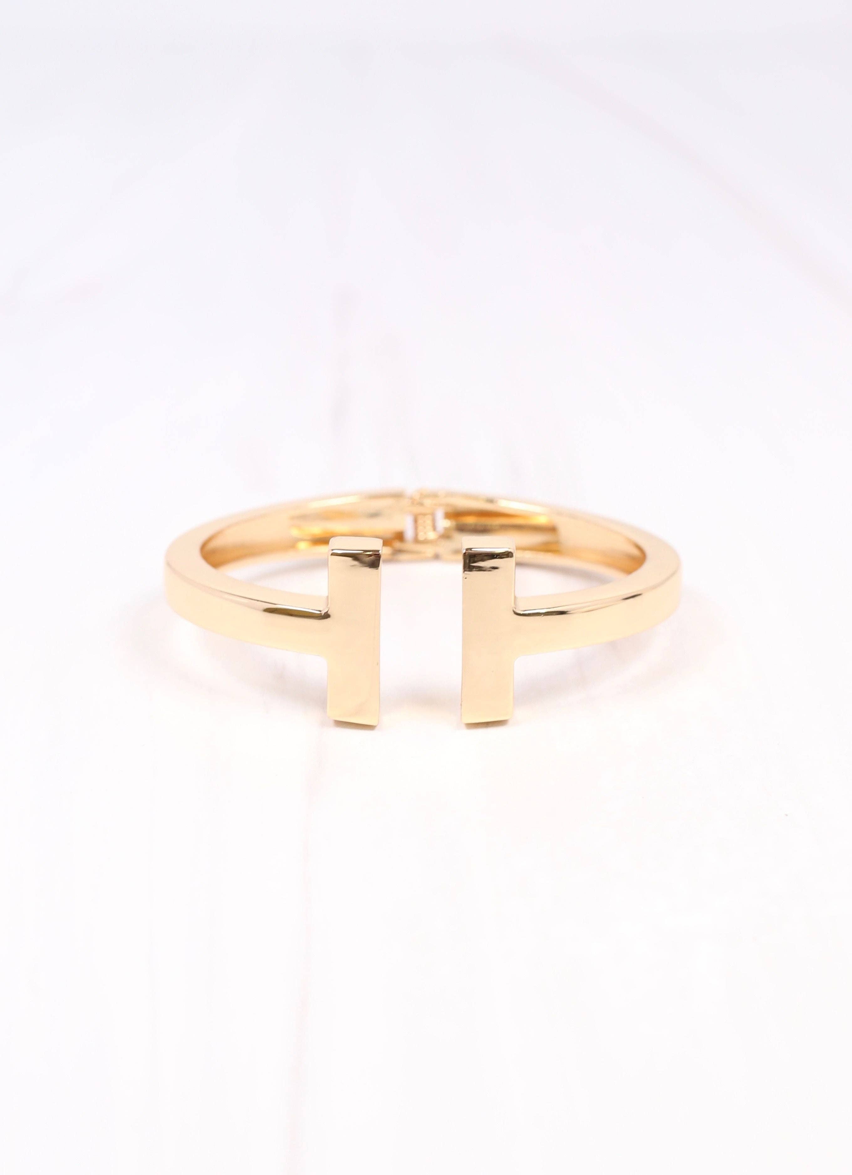 Caroline Hill - Keiner Cuff Bracelet SHINY GOLD