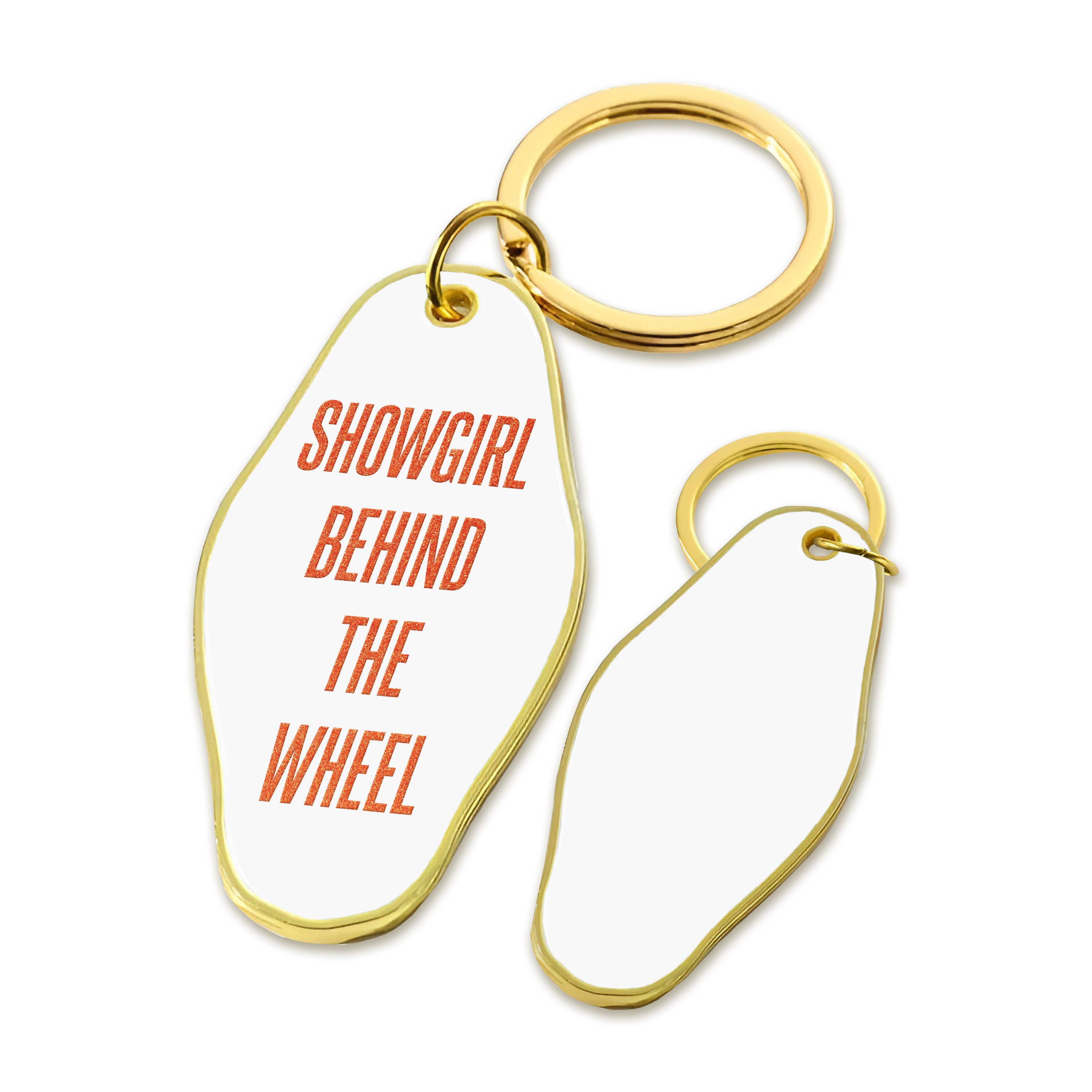 Toss Design Taylor Swift “Showgirl Behind the Wheel” Enamel Keychain