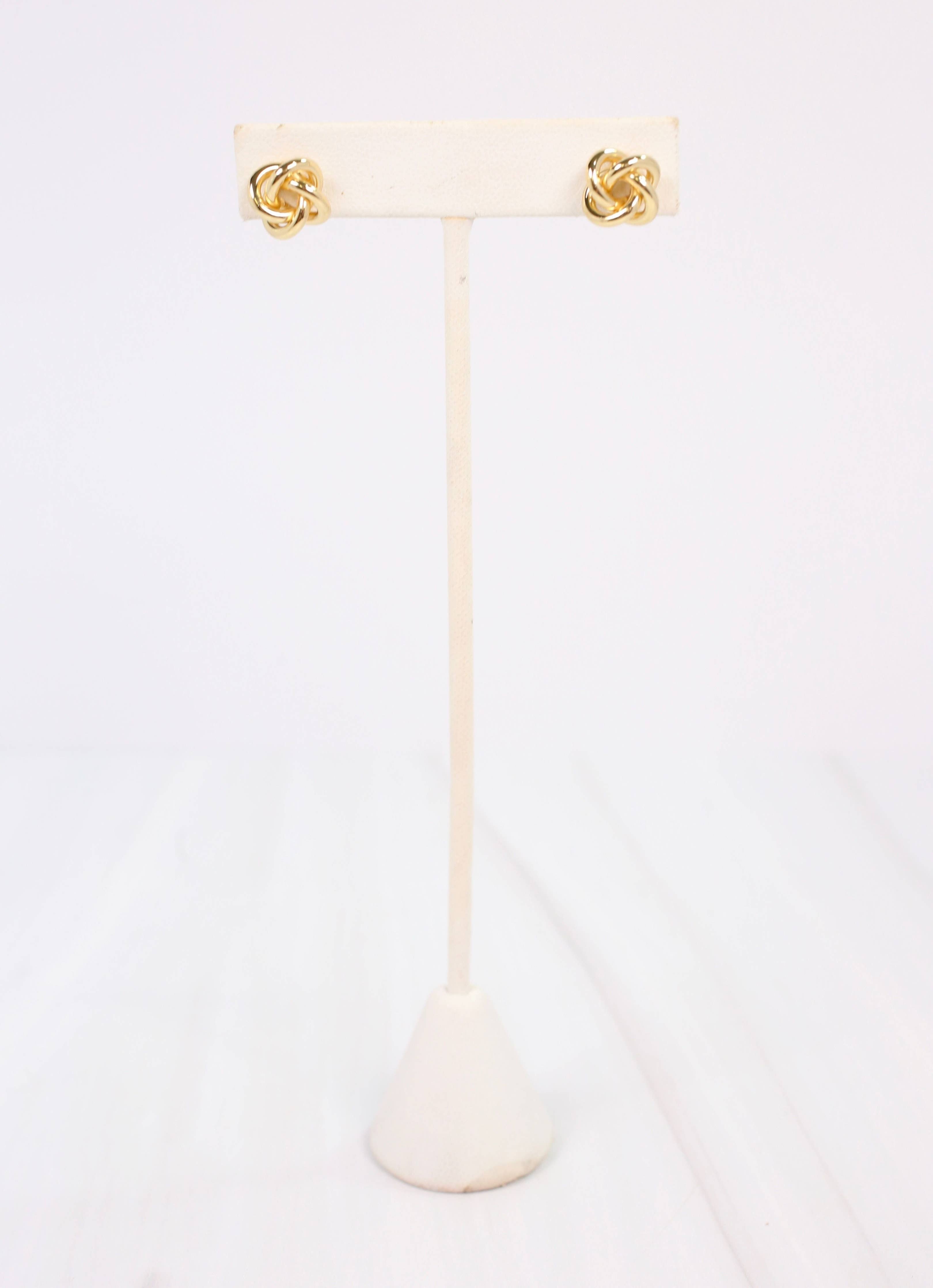 Caroline Hill - Sennett Knot Earring GOLD