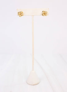 Caroline Hill - Sennett Knot Earring GOLD