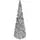 Sequin Cone Tree- Silver Medium