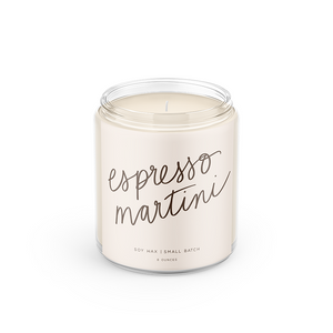 Poured Goods - Espresso Martini: 8 oz Soy Wax Hand-Poured Candle