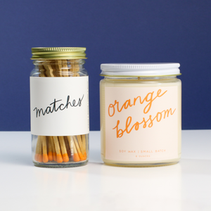 Poured Goods - Orange Blossom: 8 oz Soy Wax - Small Batch Candles