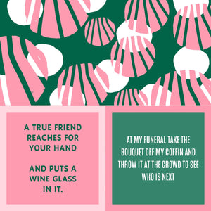 Drinks on Me - NAPKIN True Friend | Funny Party Gift | Cocktail Napkin