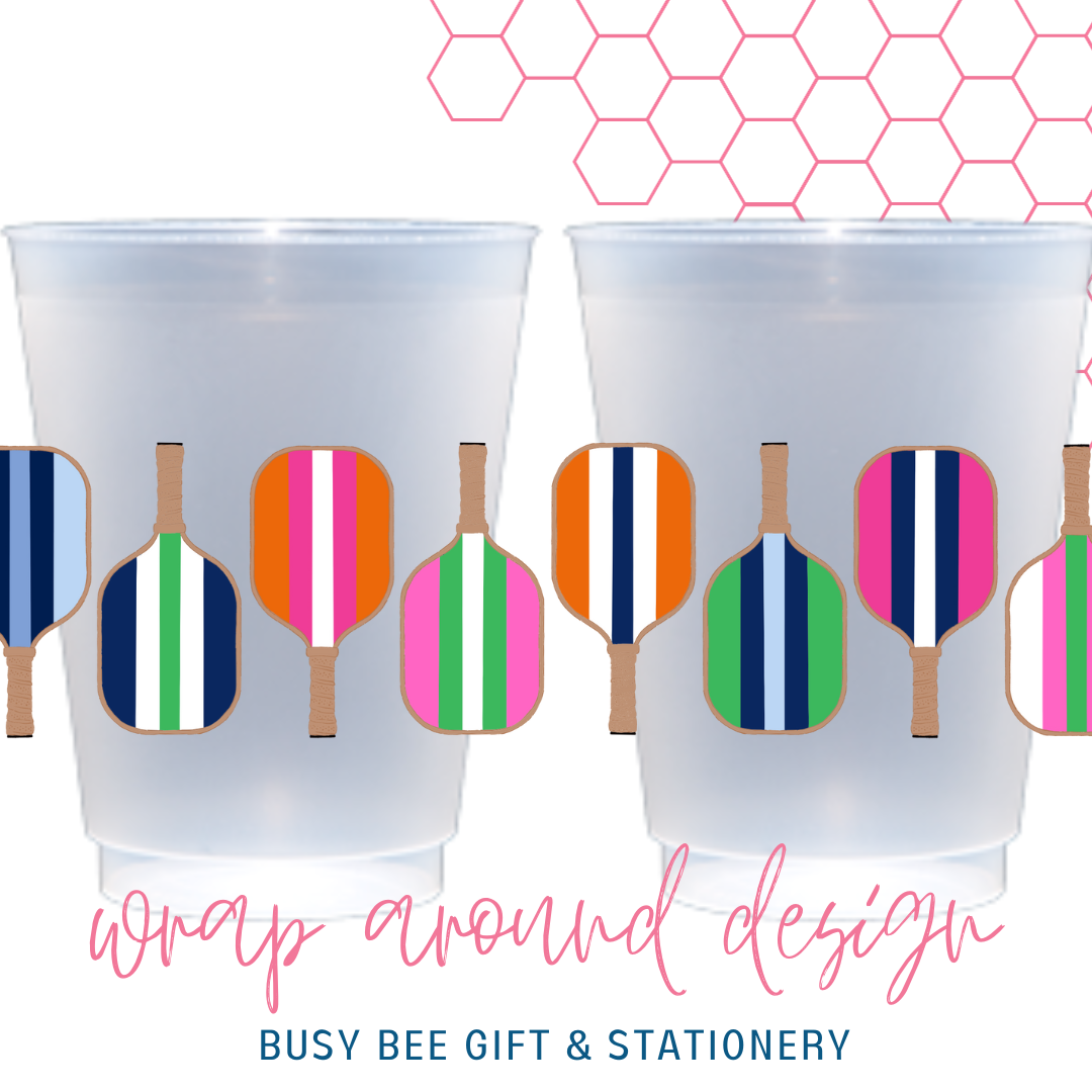 Busy Bee Gift & Stationery - Pickleball Paddle Tea Towel